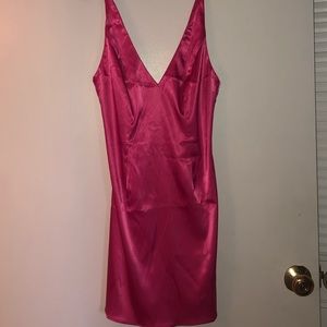 Fashion nova hot pink dress!